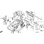 Honda HRB425C - PDE/A - MZCF 8500001-9999999 Cutter House Diagram