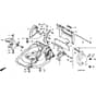 Honda HRB425C - QDEE - MZCF 8000001-8499999 Cutter House Diagram