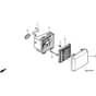 Honda HRB425C - SXEE/A - MZCF 8500001-9999999 Air Cleaner Diagram