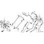 Honda HRB425C - SXEE/A - MZCF 8500001-9999999 Handle Pipe Diagram