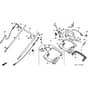 Honda HRB475 - PG - MZAZ 8000001-8099999 Handle Pipe Diagram