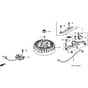 Honda HRB475C - PDEE - MZCE 8000001-8999999 Flywheel Diagram