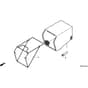 Honda HRB475K1 - HXE - MZAZ 8100001-8199999 Grass Bag Diagram