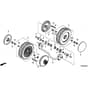 Honda HRB475K1 - HXE - MZAZ 8100001-8199999 Rear Wheel Diagram