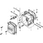 Honda HRB475K1 - QXE - MZAZ 8100001- Cylinder Head Diagram