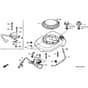 Honda HRB475K1 - SXE - MZAZ 8100001-8199999 Fan Cover Diagram