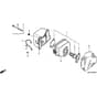 Honda HRB475K2 - SDE - MZAZ 8200001-8299999 Muffler Diagram