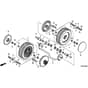 Honda HRB475K2 - SME - MZAZ 8200001-8299999 Rear Wheel Diagram