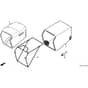 Honda HRB476C - HXE - MZCD 8000001-8099001 Grass Bag Diagram