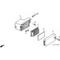 Honda HRB535K2 - HXE - MZBA 6200001-6299999 Air Cleaner Diagram