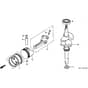 Honda HRB535K2 - SXF - MZBA 6200001-6299999 Crankshaft/Piston Diagram