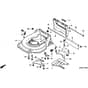 Honda HRD535 - SXE - MZBM 8000001-8099999 Cutter Housing Diagram