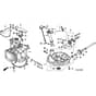 Honda HRD535K1 - SME - MZBM 8100001-8199999 Cylinder Barrel/Oil Pan Diagram