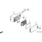 Honda HRD535K2 - QME - MZBM 8200001-9999999 Air Cleaner Diagram