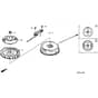 Honda HRD536 - HXE - MZBL 8000001-8099999 Flywheel Diagram