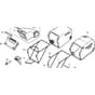 Honda HRD536 - HXE - MZBL 8000001-8099999 Grass Bag Diagram