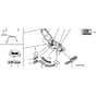 Honda HRD536 - SXE - MZBL 8000001-8099999 Label 2 Diagram