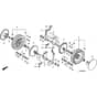 Honda HRD536C - HXE - MZCA 8000001-8099999 Rear Wheel Diagram