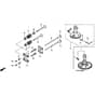 Honda HRD536K1 - HXE - MZBL 8100001-8199999 Camshaft Diagram
