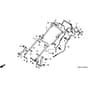 Honda HRD536K3 - QXE - MZBL 8200001-8299999 Handle Pipe Diagram