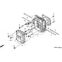 Honda HRD536K4 - QXEH - MZBL 8300001- Cylinder Head Diagram