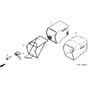 Honda HRD536K4 - QXEH - MZBL 8300001- Grass Bag/Tool Diagram