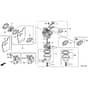 Honda HRG415C2 (IZY) - PDE - MAAF 1100001-9999999 Carburettor Diagram