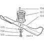 Honda HRG465CSD (2002) - SDT - MADF 8200001-8299999 Blade Assy Diagram