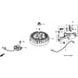 Honda HRG536C2 - SDE - MZCG 6400001-6499999 Flywheel Diagram