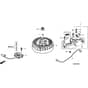 Honda HRG536C4 - SDEA - MZCG 7600001-7629999 Flywheel Diagram