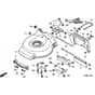 Honda HRG536C5 - SDEA - MZCG 7630001-7659999 Cutter Housing Diagram