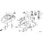 Honda HRG536C7-VYEA -  Fan Cover Diagram