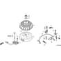 Honda HRG536C8-PKEH -  Flywheel Diagram