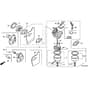 Honda HRG536C8-SKEH -  Carburettor Diagram