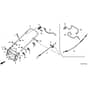 Honda HRG536C9-SKEH -  Handle Pipe Diagram