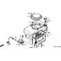 Honda HRH536 - HXE - MZBU 8000001-8099999 Fan Cover Diagram