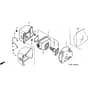 Honda HRH536K1 - HXE - MZBU 8100001-8199999 Muffler Diagram