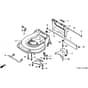 Honda HRH536K4 - HXEH - MZBU 8300001- Cutter Housing Diagram