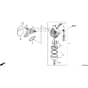 Honda HRN536C1 - VYEA -  Carburettor Diagram