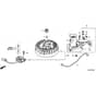 Honda HRS536C1-PDEA -  Flywheel Diagram