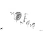 Honda HRS536C1-PDEA -  Front Wheel Diagram