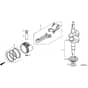 Honda HRS536C3-SDEA -  Crankshaft, Piston Diagram