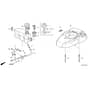 Honda HRS536C5-VKEA (1000001 - 6599999) -  Fan Cover, Fuel Tank Diagram