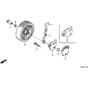 Honda HRS536C5-VKEA (1000001 - 6599999) -  Front Wheel Diagram