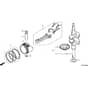 Honda HRS536C5 - VKEH -  Crankshaft, Piston Diagram