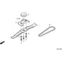 Honda HRS536C5 - VKEH -  Rotary Blade Diagram