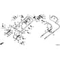 Honda HRX476C1 - VYEE - MASF 1130001- Handle Pipe (2) Diagram