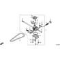 Honda HRX476C1 - VYEE - MASF 1130001- Transmission VKEE, VYEE Diagram