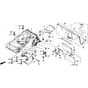 Honda HRX476C - HXE - MASF 1000001- Cutter Housing Diagram