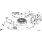 Honda HRX537C1 - HXEA - MAGA 1300001-1399999 Flywheel Diagram